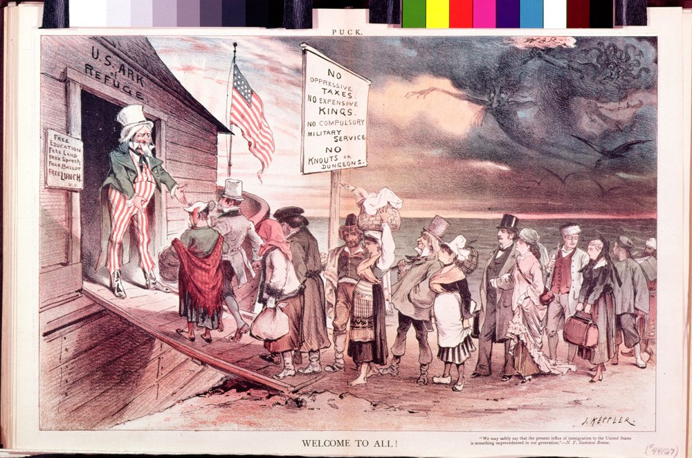 アメリカの雑誌「Puck」のイラストへようこそ